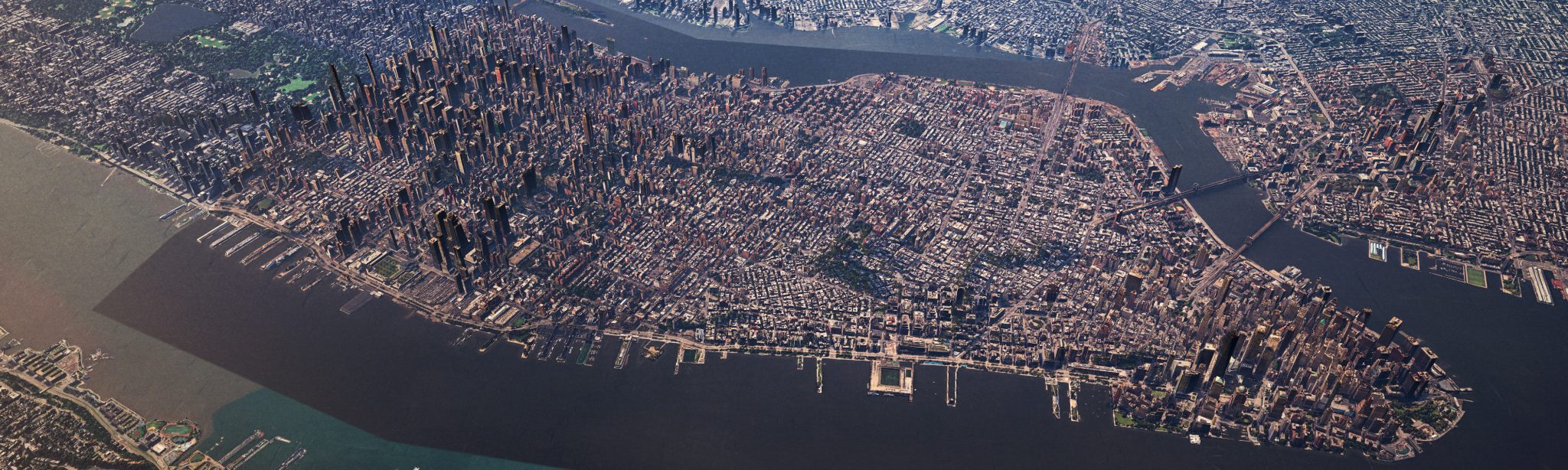 Mannahatta along the Hudson